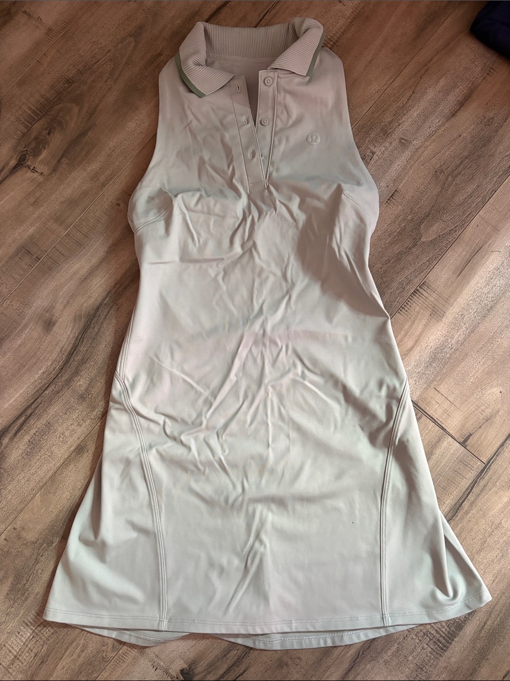 lululemon athletica Light Sage Sleeveless Polo Dress